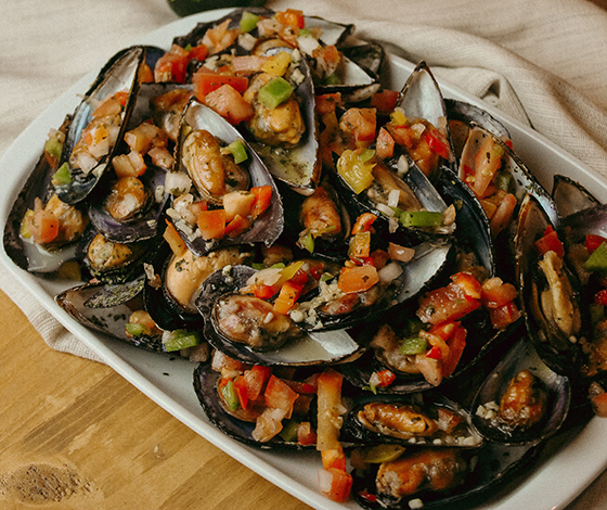 Mexilhão ao Vinagrete